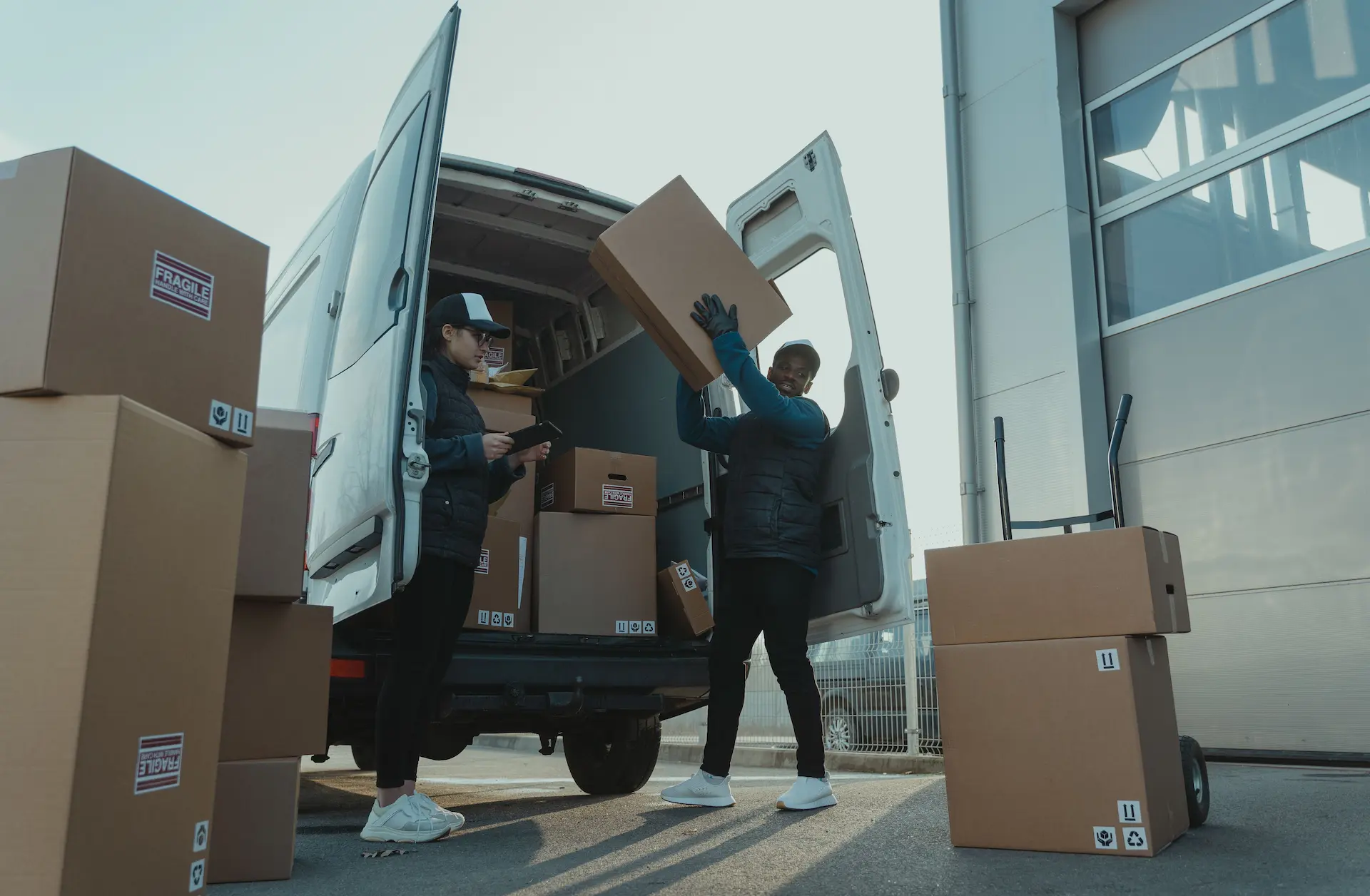 Movewala crew loading a moving truck